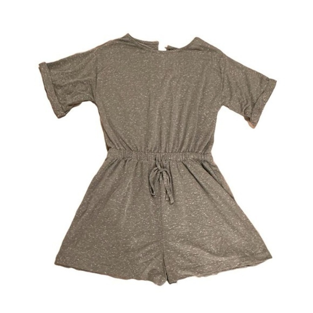 Casual Green Romper Beach Coverup